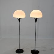 Pair of two floor lamps by Jaroslav Bejvl for Lidokov, 1960s