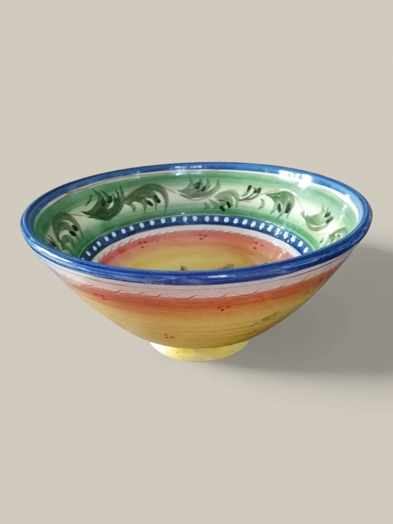 Ibiza earthenware salad bowl - Olivier