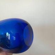 Magnifique vase vintage murano bleu
