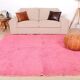 Traditional handwoven Berber rug pink 1.5/2.5 m