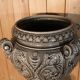 cache-pot and its column in faience attributed to Massier