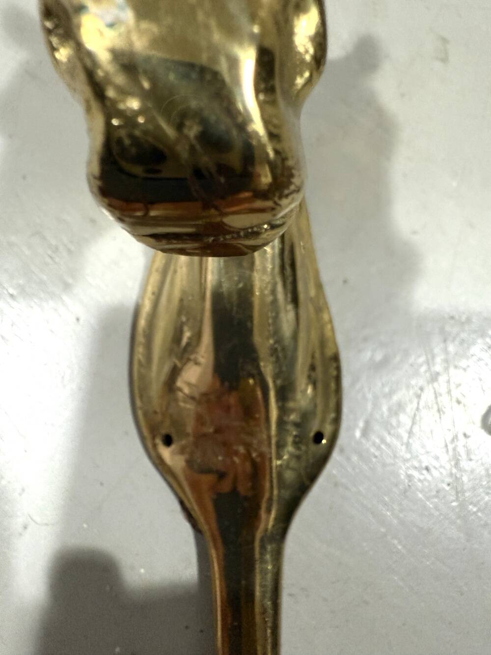 Brass horses coat hooks 1960’s, set of 4