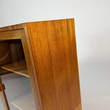 Danish teak display cabinet highboard Kristiansen vintage 60s