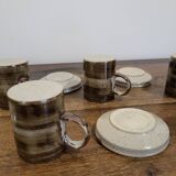 Espresso cups and saucers