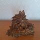 Brass flower candle holder
