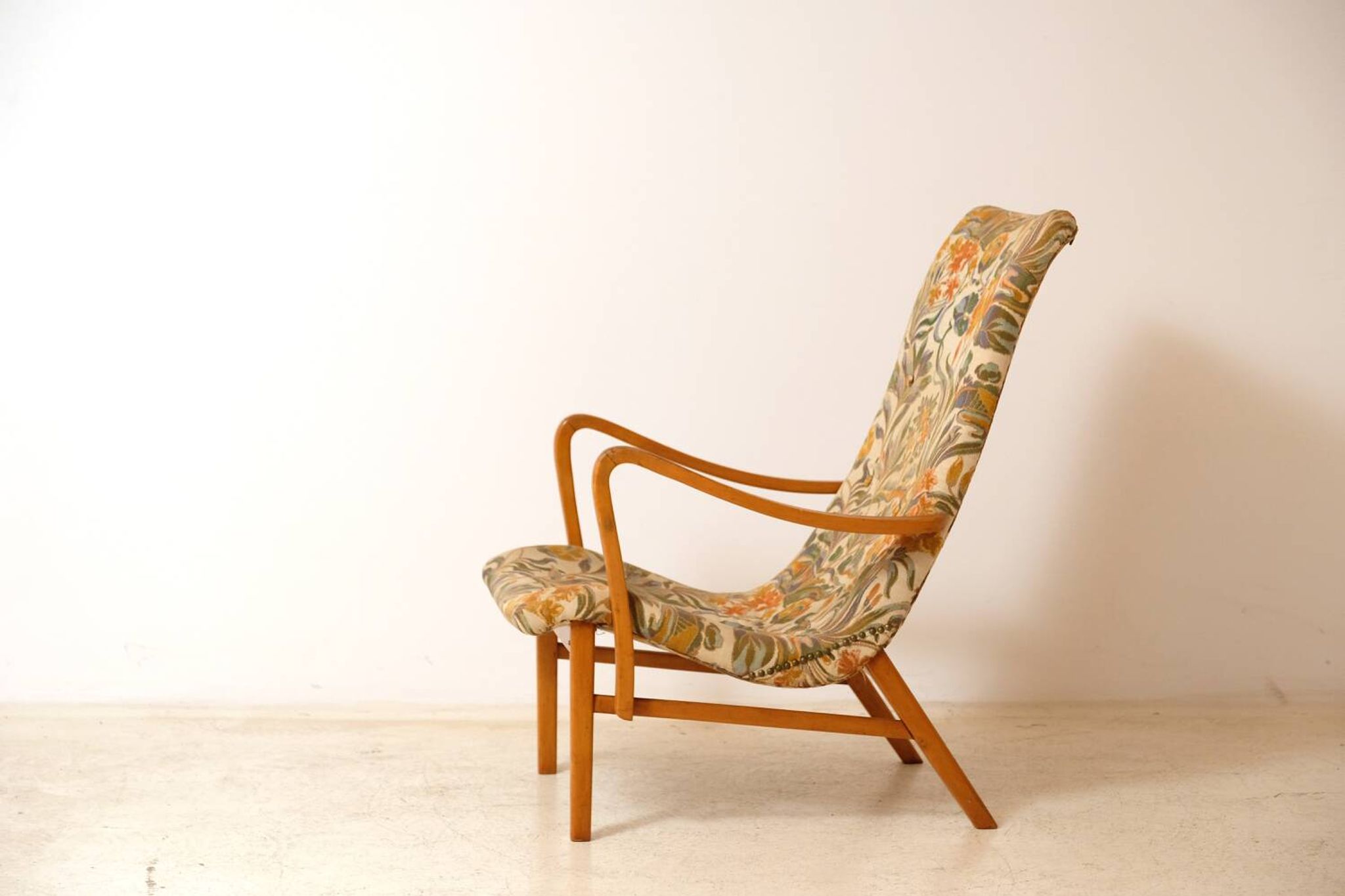 Olof Persson armchair, industrial Sweden, 1940s.