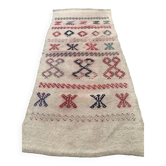 Ancien chemin de Kilim étroit turc 114x50 cm shabby chic, kelim vintage