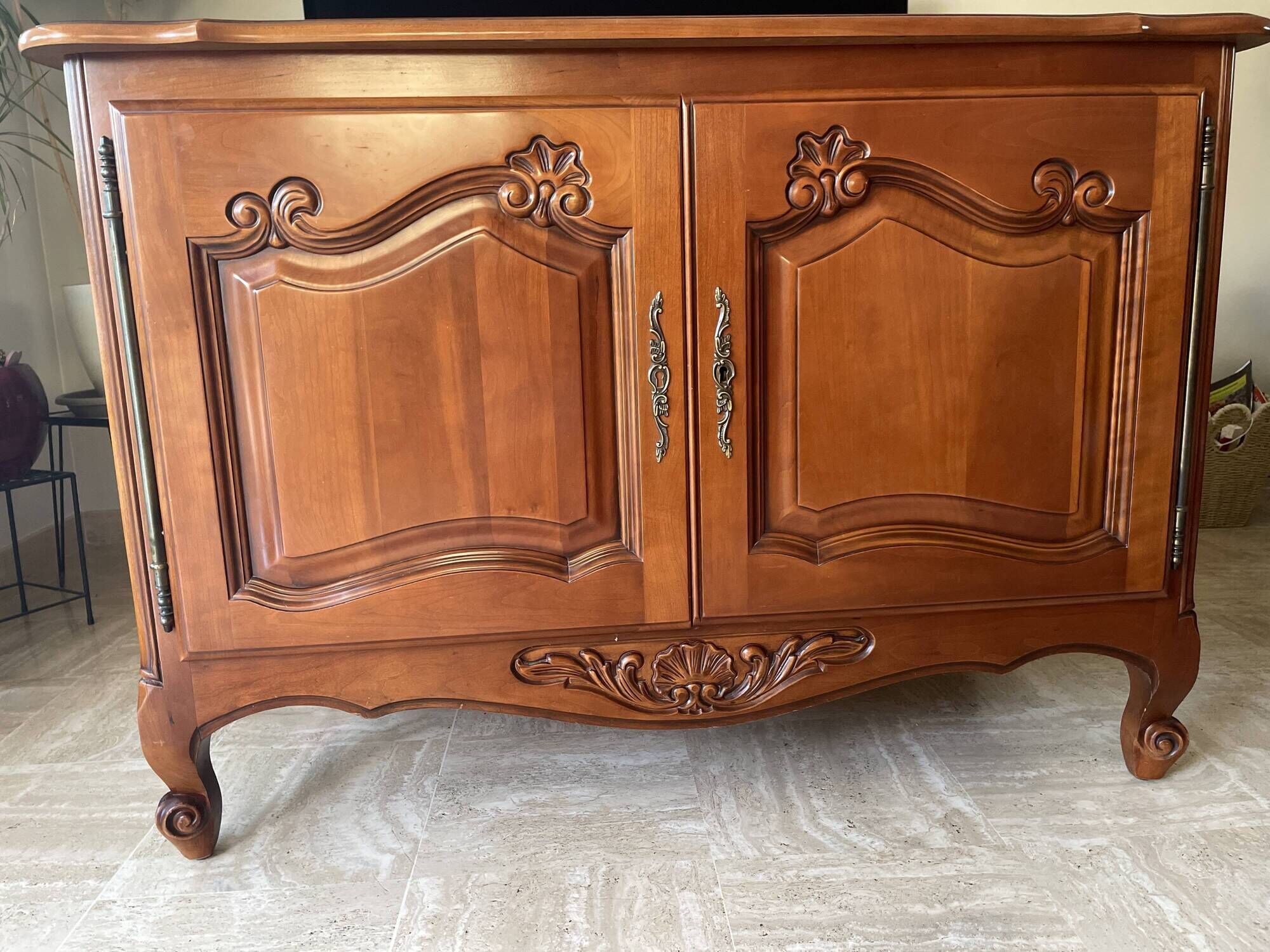Cherry wood sideboard