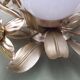 Golden Sun Flower Wall Ceiling Light