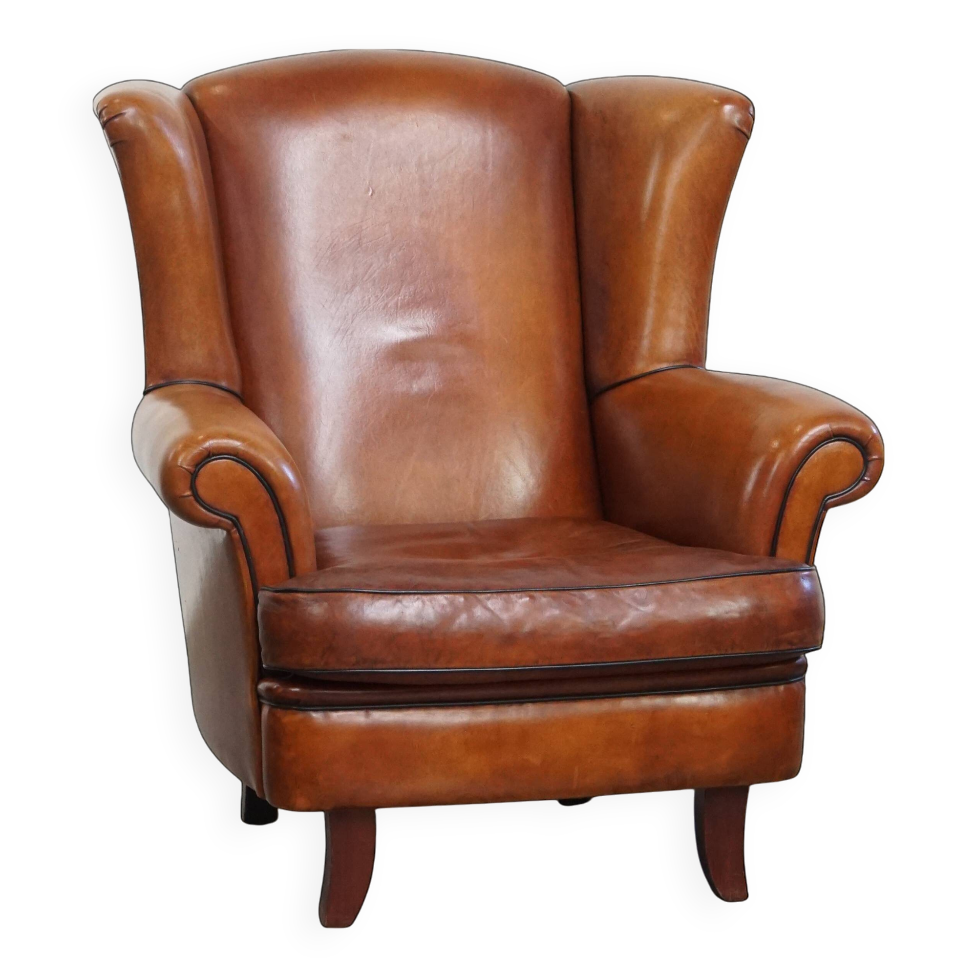 Sheepskin Wingback Chair