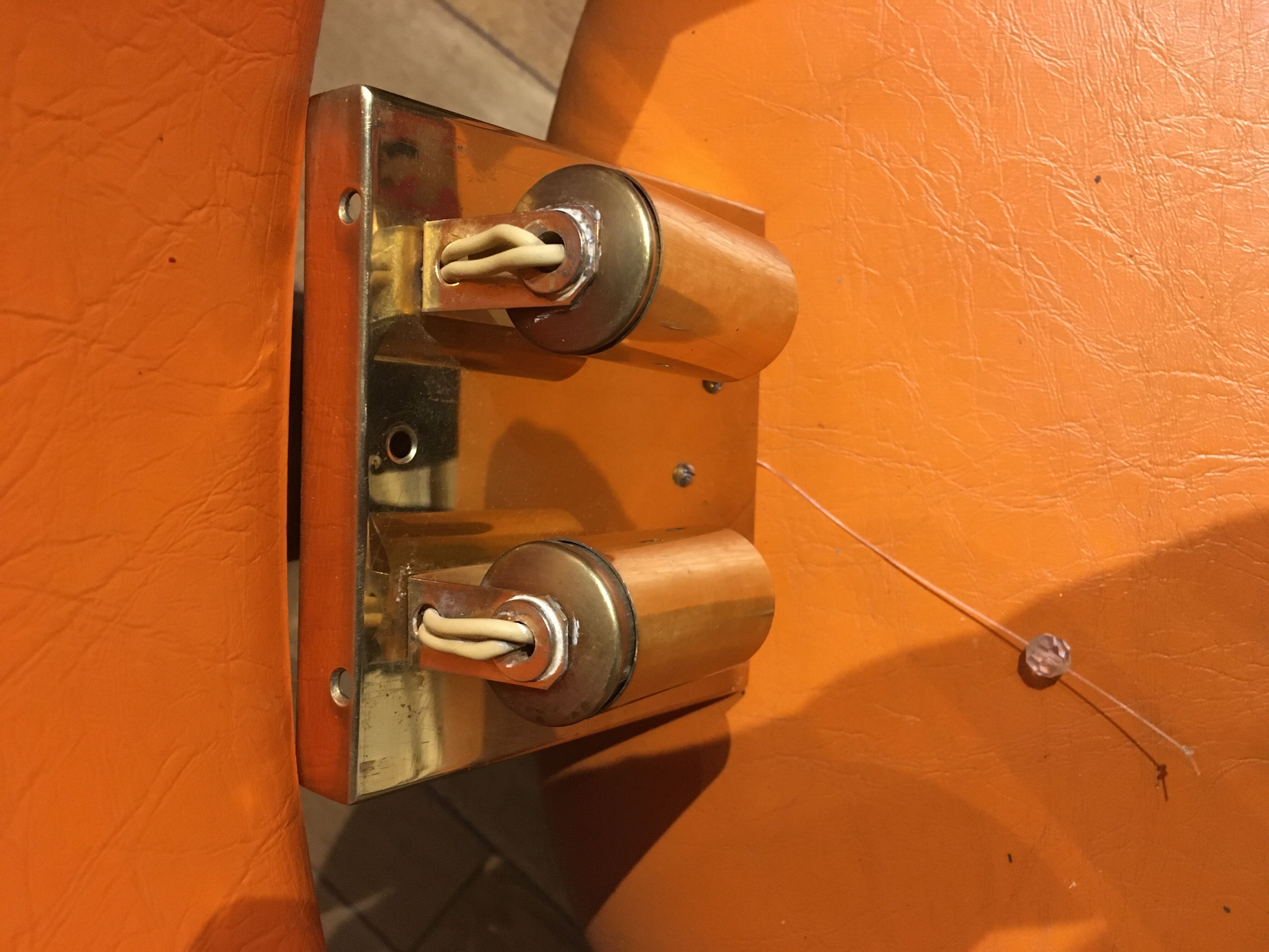 Golden crystal stamps sconces
