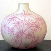 Glass paste vase