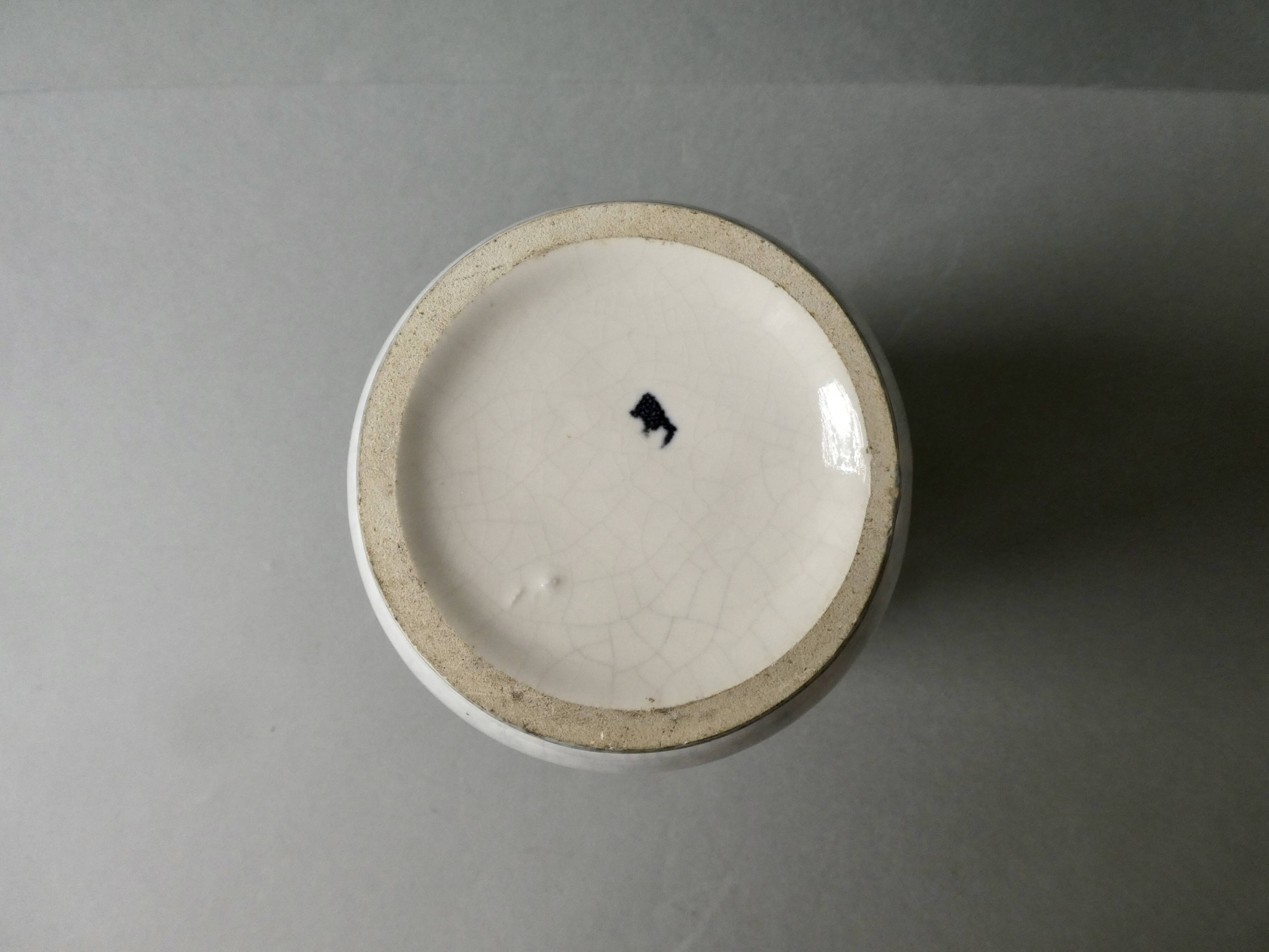 Glazed ceramic vase, 1930s, Art Deco