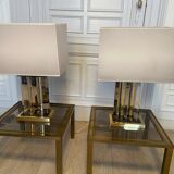 Paire de lampes Romeo Rega, signées