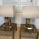 Paire de lampes Romeo Rega, signées