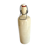 Cream stoneware bottle