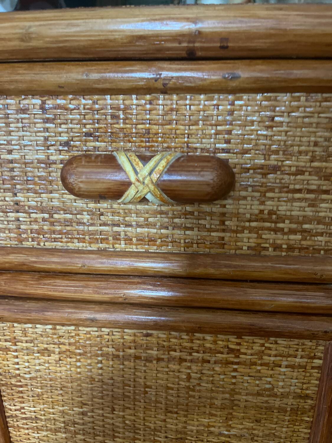 Rattan sideboard
