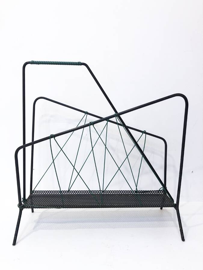Porte revues scoubidou vintage, 1950