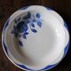 Hollow round dish corsica digoin sarreguemines blue art deco