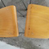 Set of 6 stackable chairs 1970