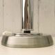 70's chrome and brushed art deco style lamp