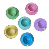 Tasses colorées