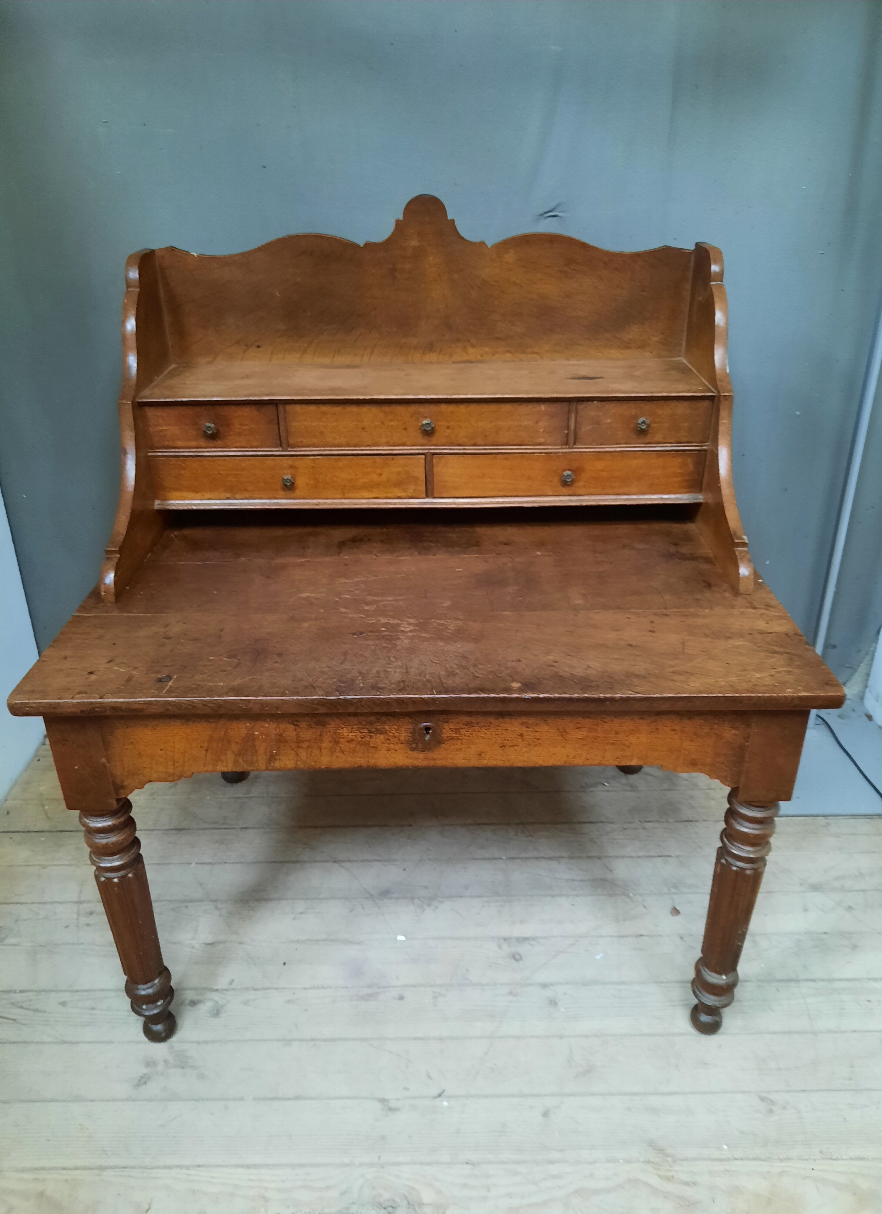 Rustic stepped office