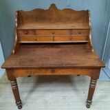 Rustic stepped office