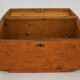 Antique wooden chest czechoslovakia