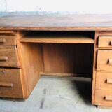 Oak box desk