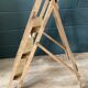 Stepladder decorated in old oak