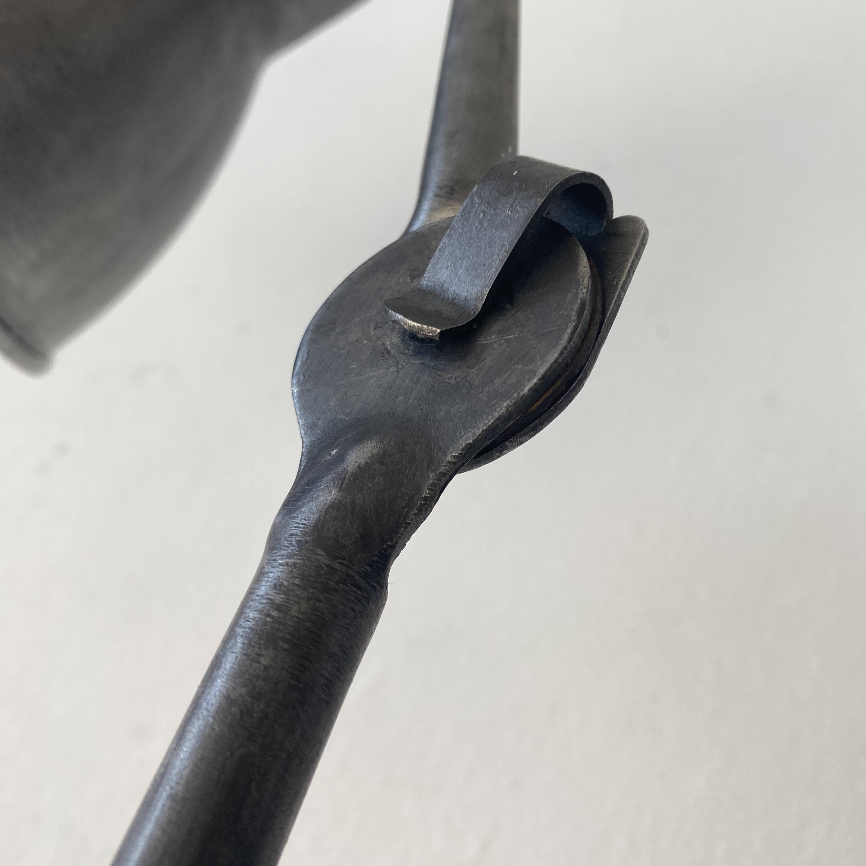 Old industrial wall lamp Gras Ravel No. 202