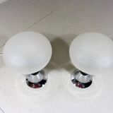 Set of 2 large Space Age table lamps 1960's