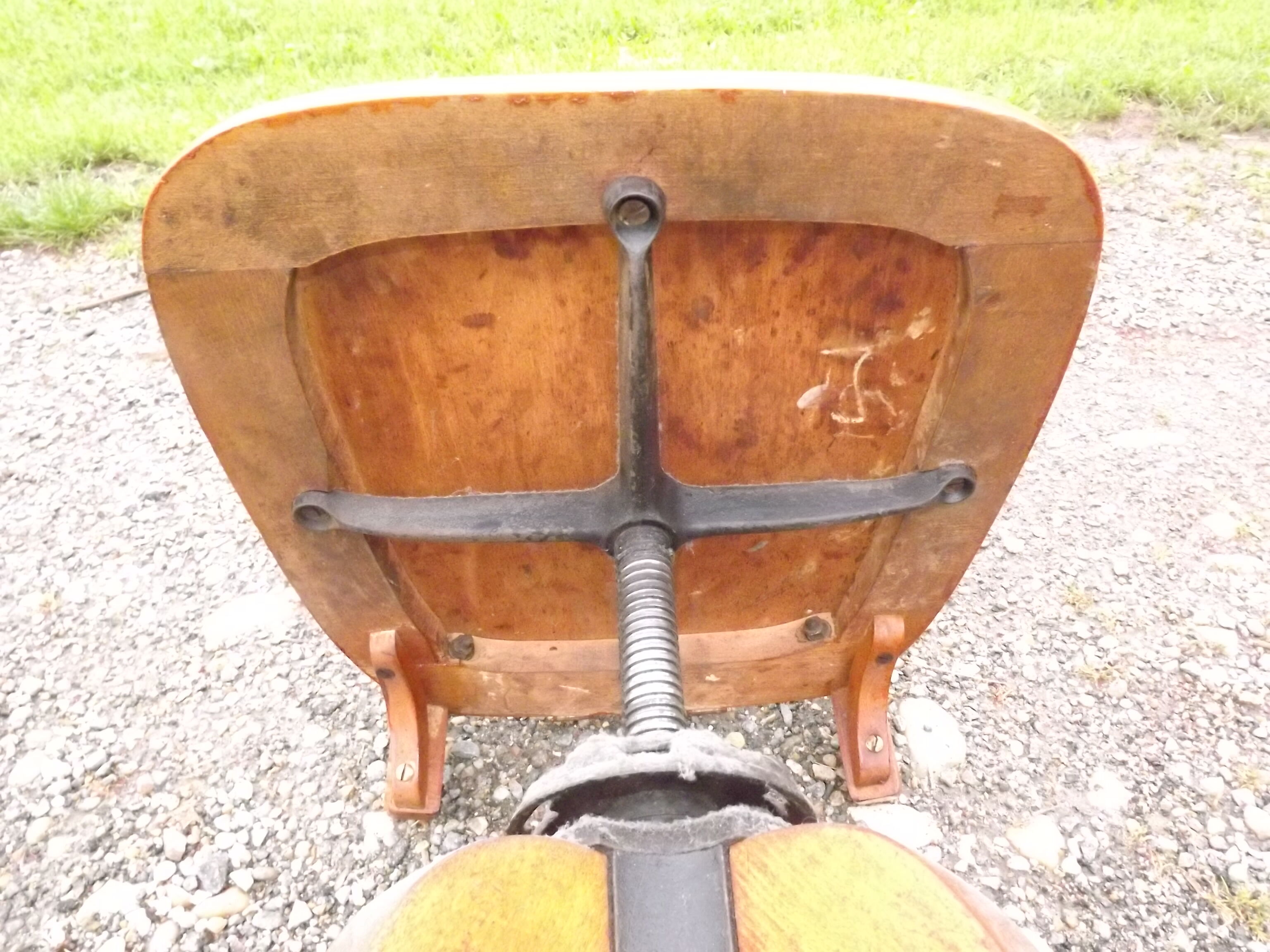 Office chair american 30s oak