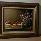 Painting Natur Morte cherry