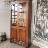 Display cabinet, oak bookcase from the 20s