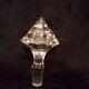 Carafe cristal sur pied, vintage