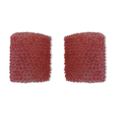Pair of pink glass sconces 70-80s