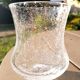 6 bubbled water glasses White Roman Goblet Biot Glassware
