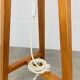 Lampadaire tripode bois, années 80