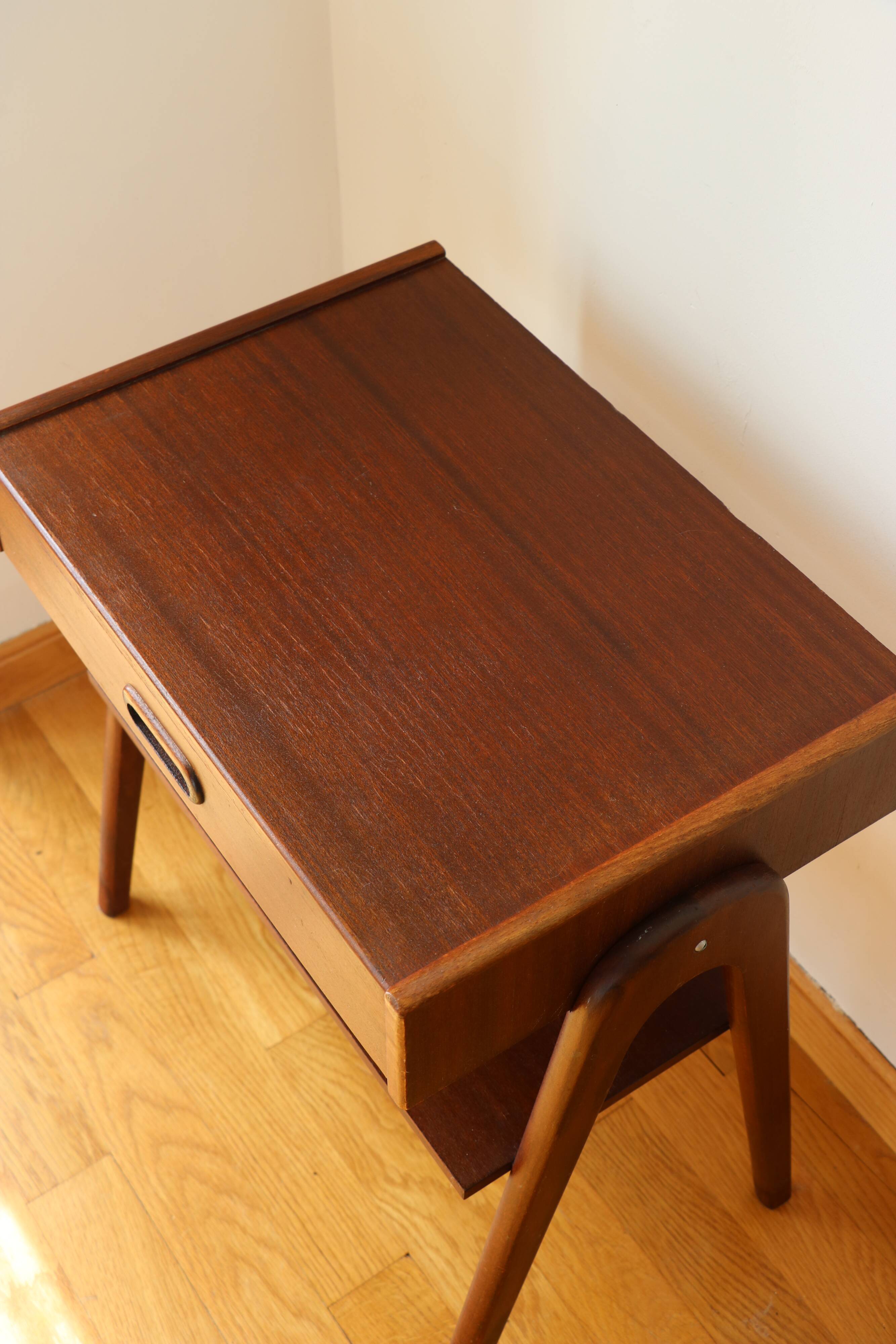 Scandinavian bedside table, Sweden, 1960