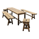 Ensemble table de ferme