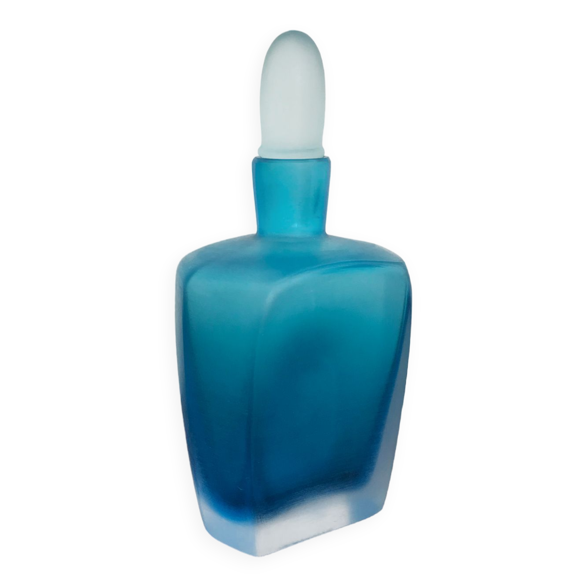 Venini Murano Italian vase bottle Velati series 1992