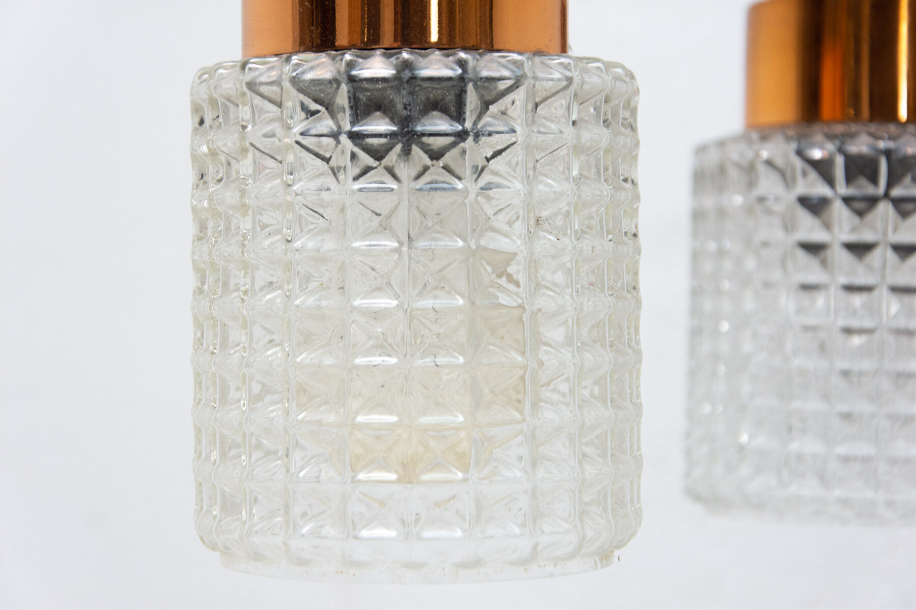 Luminaire tchécoslovaque, brutalisme, années 1970