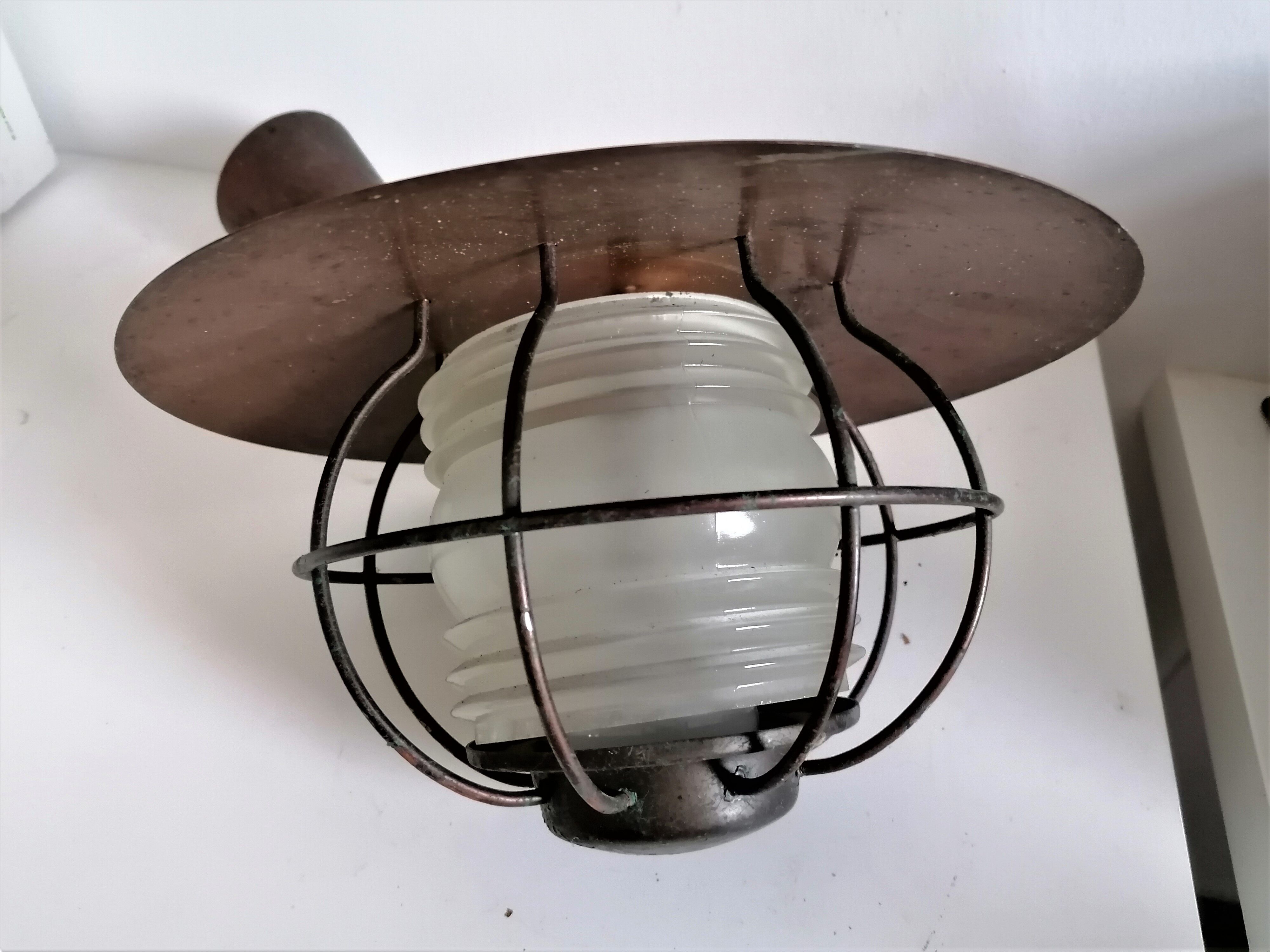 Chandelier mooring lantern ship maritime boat thick glass