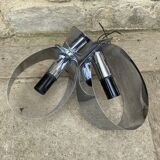 1970 chrome design wall lamp
