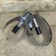 1970 chrome design wall lamp