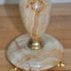 Lamp base in onyx and brass 60s