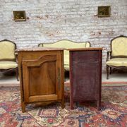Pair of notches in natural wood style Louis XV XIXeme century