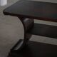 Side table / Low table in Danish Art Deco wood with shelf, 1930s-40s